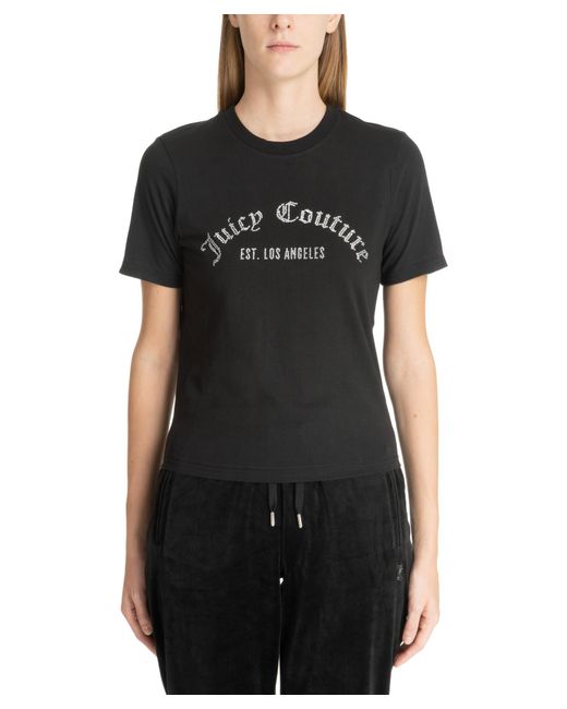 Juicy Couture Black Noah Cotton T-Shirt