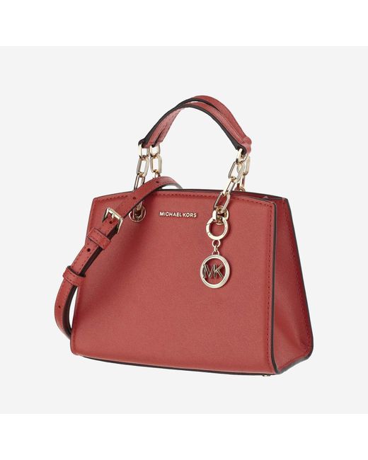 Michael Kors Red Tote Bag With Logo