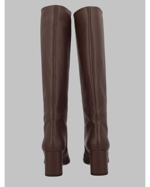 Paris Texas Brown Boots Anja 70 Leather