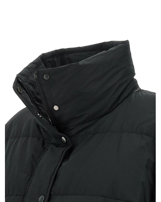 Brunello Cucinelli Black Cotton Full-Length Jacket Clothing