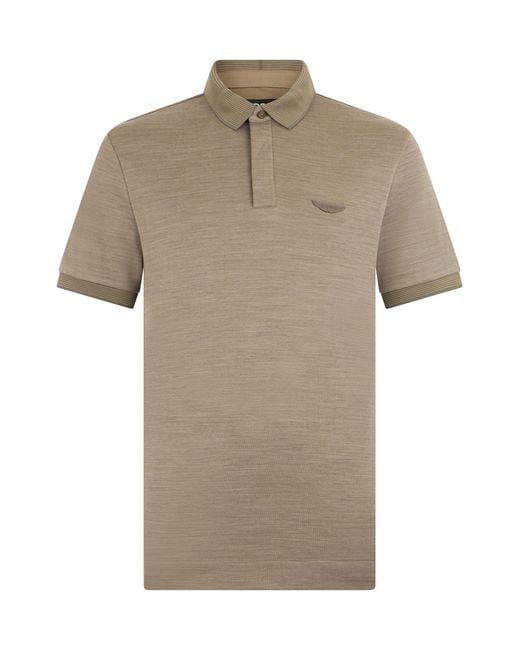 Boss Natural Polo Shirt Cotton-Wool for men