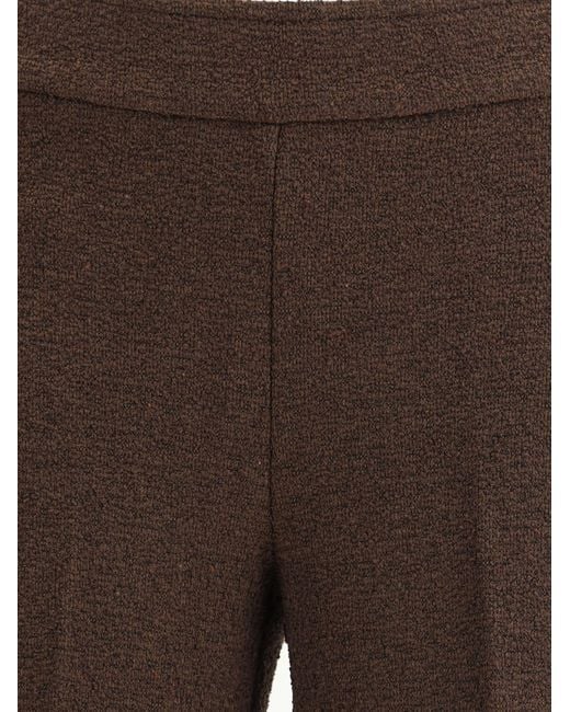 Avenue Montaigne Brown Bouclé Pants
