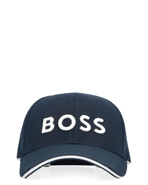 Boss Blue Logo Baseball Cap for men