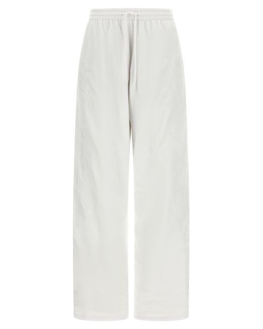 Balenciaga White Cursive Reversible Pants
