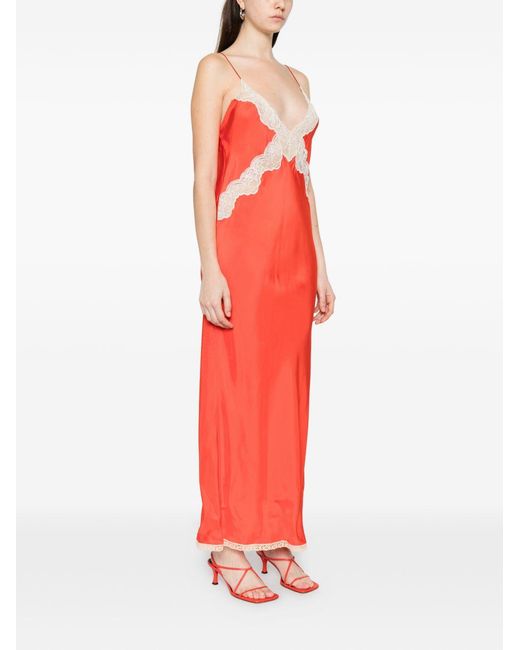 Forte_forte Red Long Slip Dress