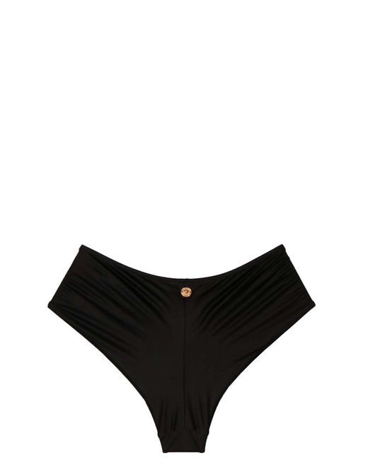 Versace Black Bikini Briefs With Knot