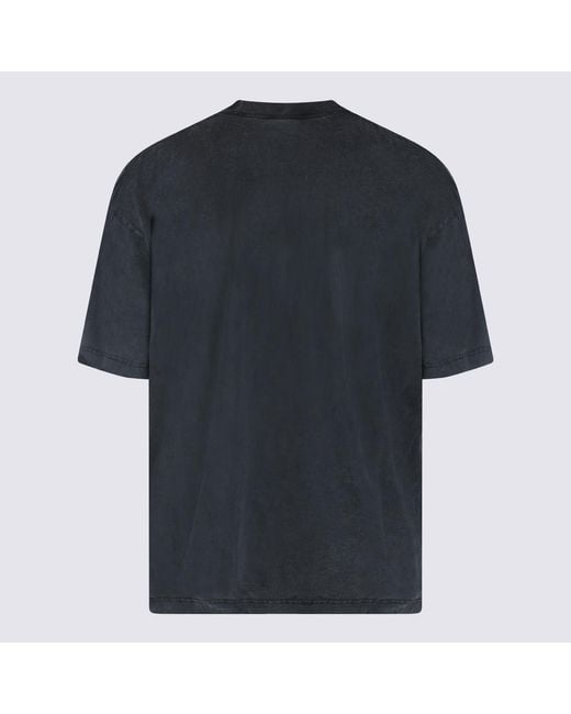 Balenciaga Black Cotton T-Shirt for men