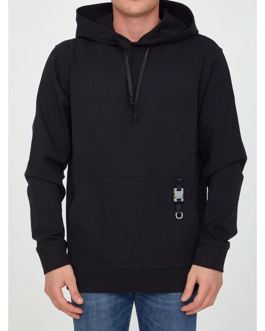 1017 ALYX 9SM Black Hoodie With Buckle for Men | Lyst UK