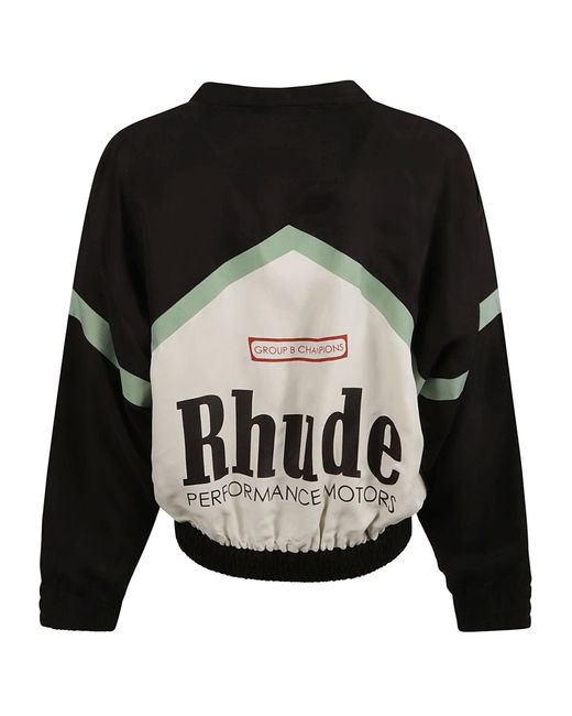 Rhude Black Sweaters for men