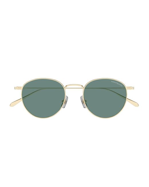 Montblanc Green Mb0473S Linea Nib Metallo Sunglasses for men