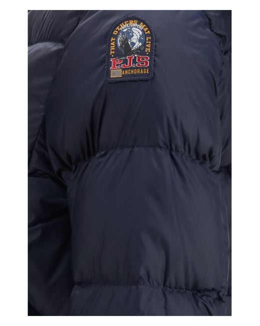 Parajumpers Blue Mariah Hooded Down Jacket