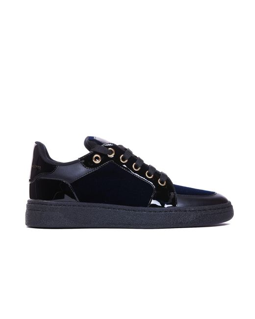 Giuseppe Zanotti Blue Veronica Suede Lace-Up Sneakers for men