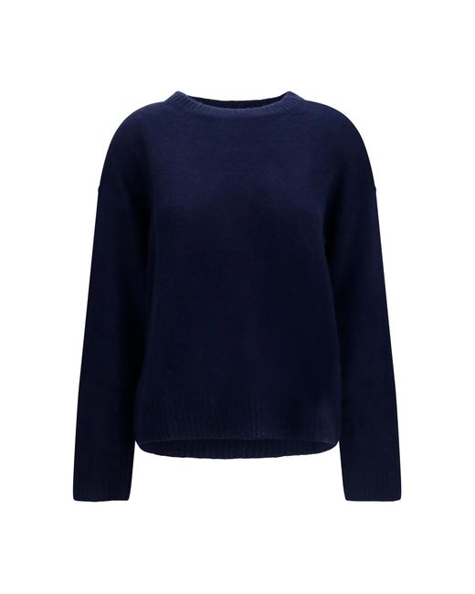 Lisa Yang Blue Lova Sweater Kashmir/Capra Hircus; Silk