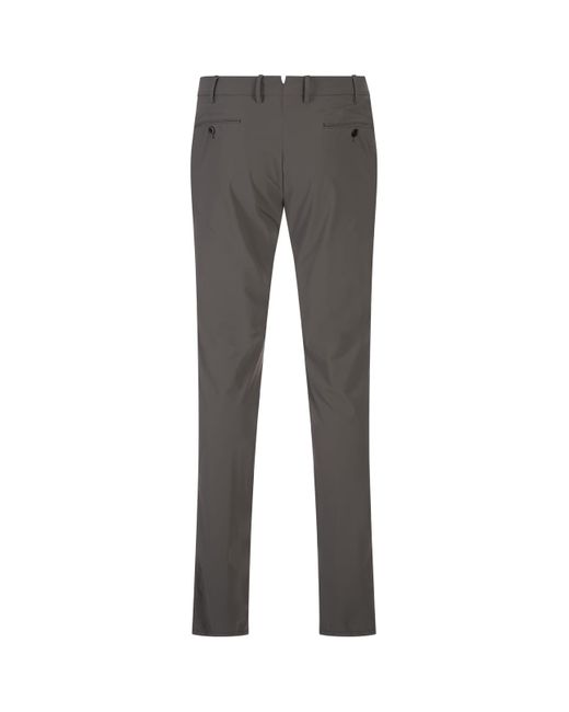 PT01 Gray Kinetic Fabric Classic Trousers for men