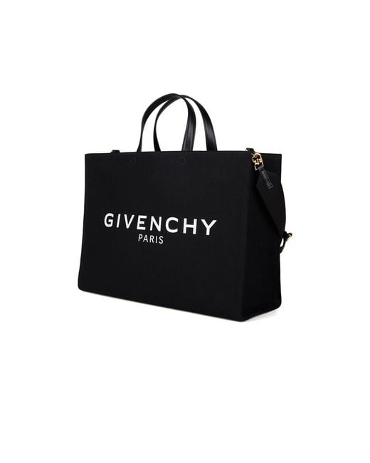 Givenchy Black Cotton Tote Bag