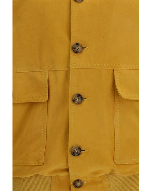 Valstar Yellow Ino Suede Jacket Goatskin/Hircus Goatskin
