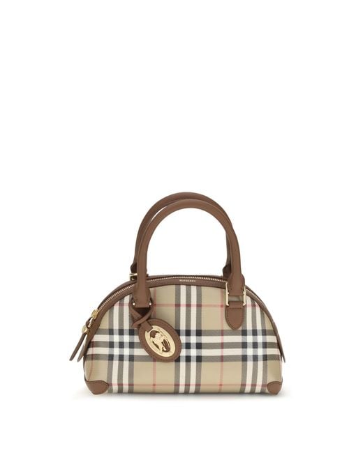 Burberry Multicolor Mini Primrose Top Handle Bag Canvas Handbags