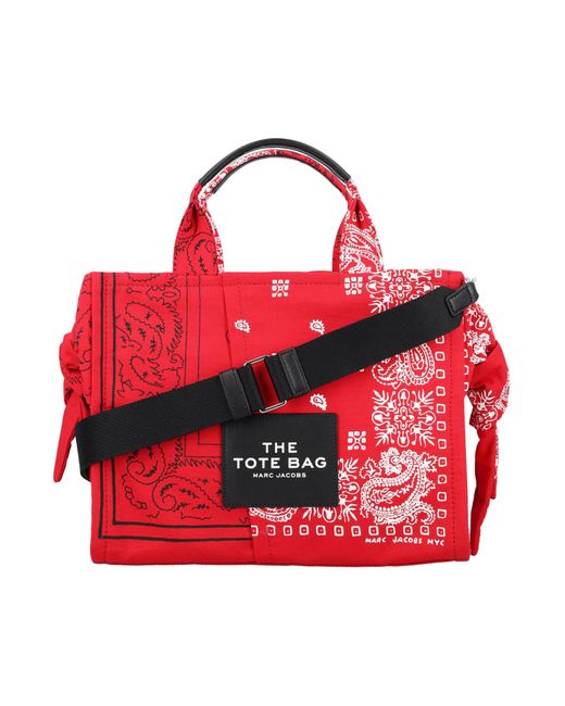 Marc Jacobs Red The Small Bandana Tote