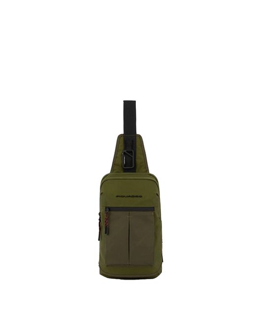 Piquadro Green One-Shoulder Backpack for men