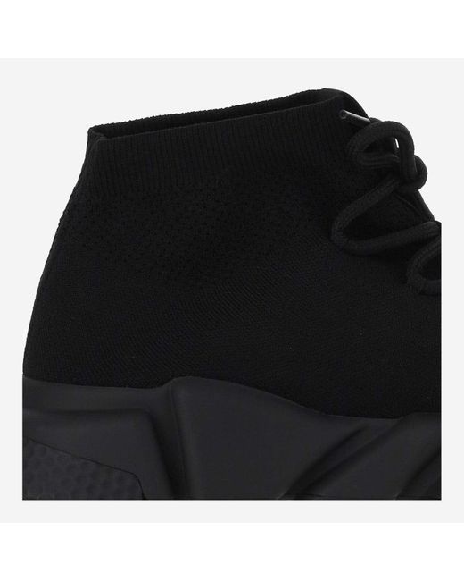 Balenciaga Black Recycled Mesh Speed Lace-up Sneaker for men