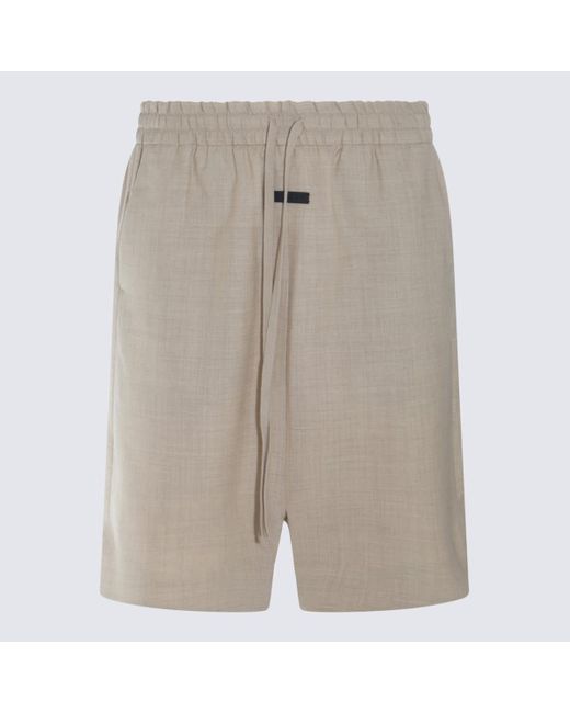 Fear Of God Natural Tan Cotton Shorts for men