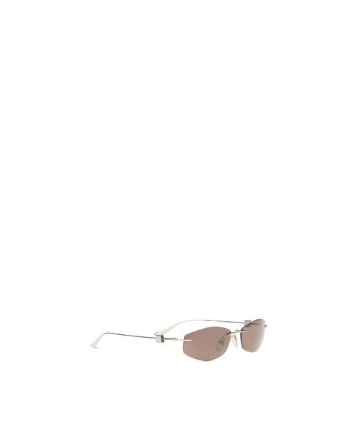 Balenciaga Metallic Metal Sunglasses for men