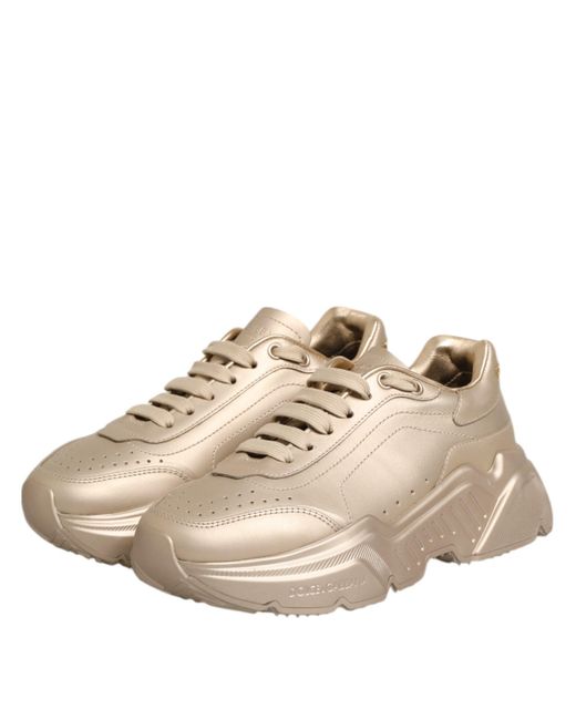 Dolce & Gabbana Natural Leather Daymaster Sneaker Shoes Calf