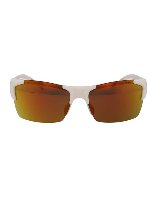 Moncler Brown Sunglasses for men