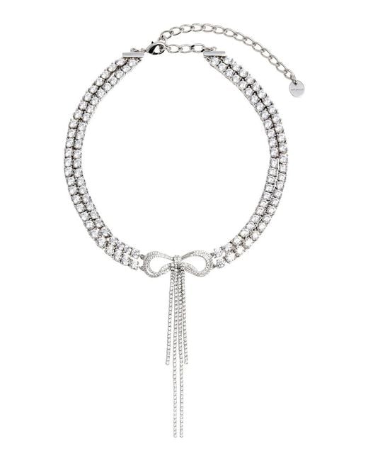 Self-Portrait Metallic Choker Necklace Metal Necklaces
