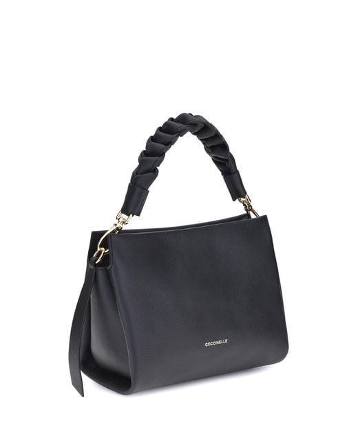 Coccinelle Blue Boheme Handbag Calf Leather Bos Taurus Handbags