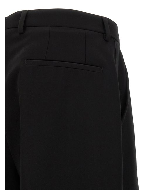 Dolce & Gabbana Black Dolce & Gabbana Satin Band Pants for men