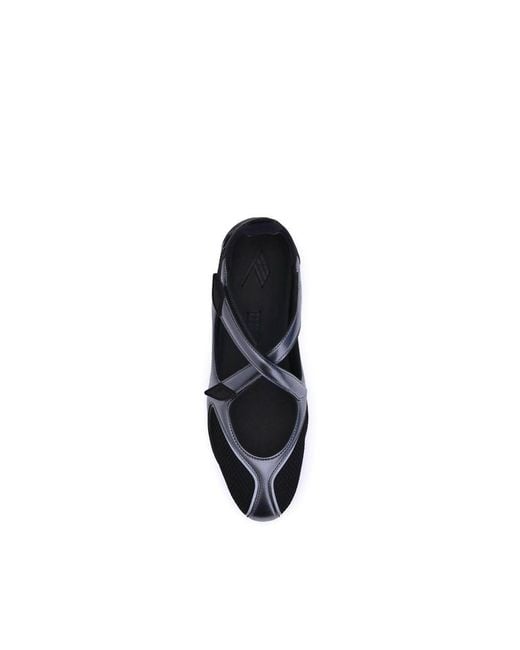 The Attico Blue Polyethylene Ballet Flats