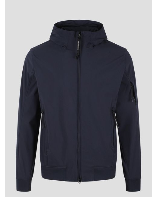 C P Company Blue C.p. Shell-r Hooded Jacket for men