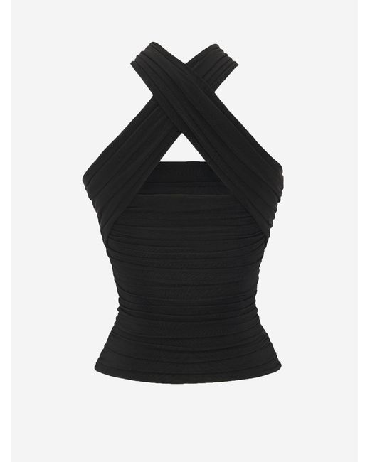 Saint Laurent Black Top American Jersey