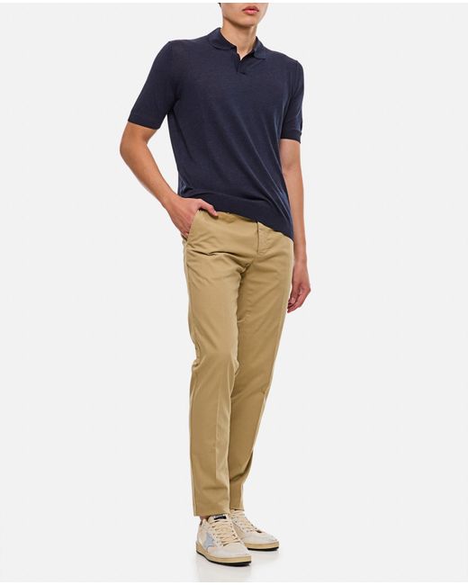 PT01 Natural Slim Trousers for men
