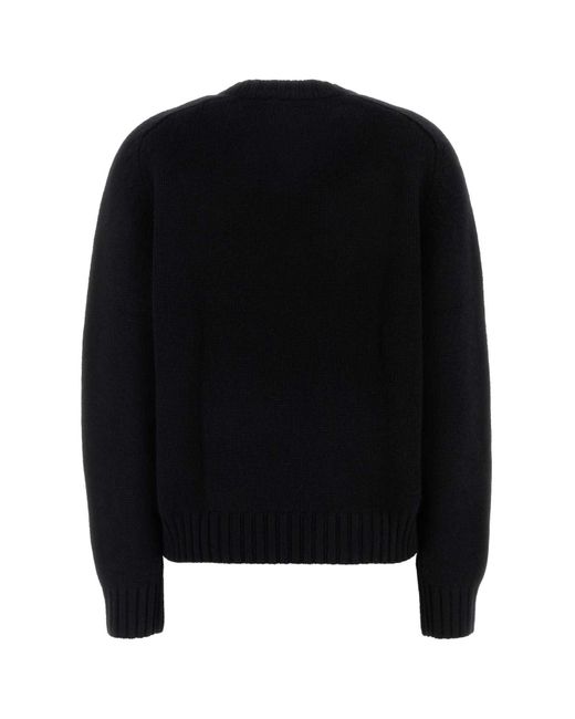 Khaite Black Cashmere Mae Sweater