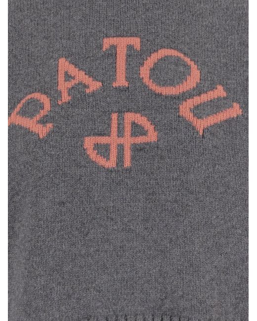Patou Gray Sweater Wool And Cashmere
