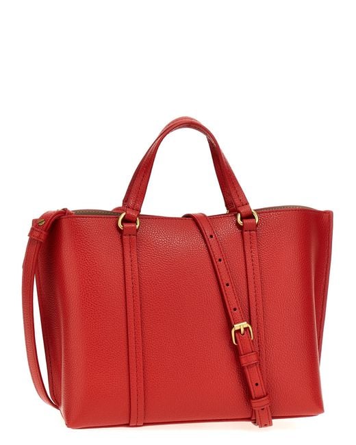 Pinko Red 'Classic' Shopping Bag