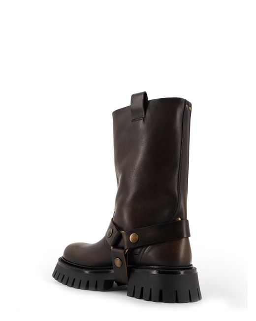 Golden Goose Deluxe Brand Black Kurt Leather Boots