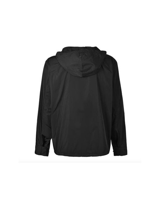 Givenchy Black Hooded Windbreaker Jacket for men