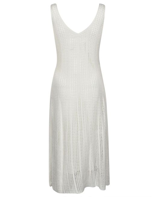 Vince White Crochet Dress