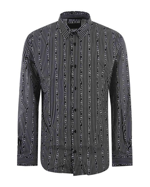 Versace Gray Couture Shirt for men