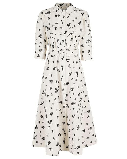 Essentiel Antwerp White Jizo Shirt Dress