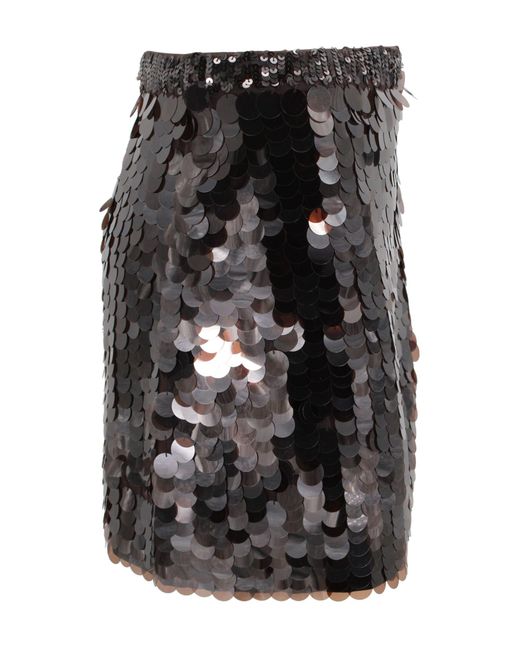 P.A.R.O.S.H. Black Skirt With Sequin Detailing