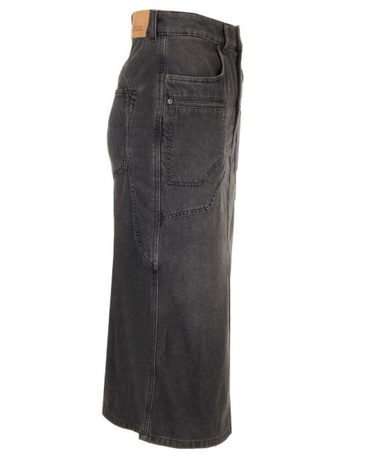 Isabel Marant Britt Skirts in Gray | Lyst