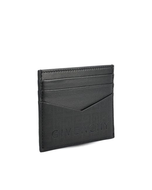 Givenchy Black Allover 4g Pattern Cardholder for men