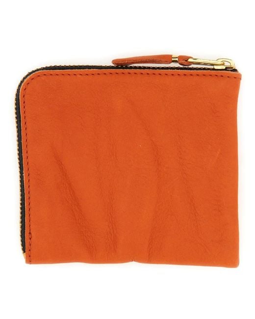 Comme des Garçons Orange Leather Wallet