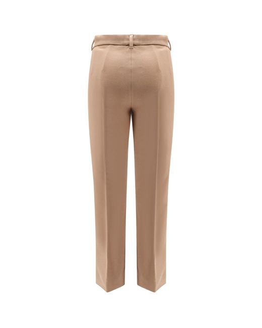 Max Mara Natural Umanita Cotton Blend Trousers