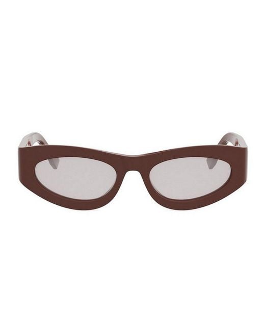 Fendi Brown Ff Diamonds Acetato Sunglasses