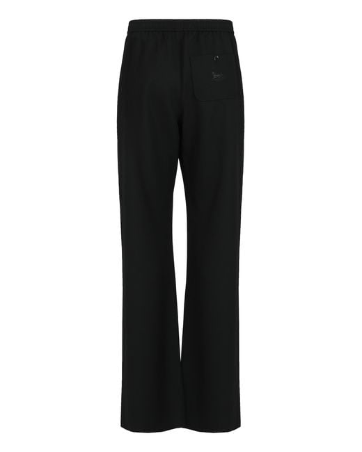 Céline Black Wool Trousers With High Waist for men